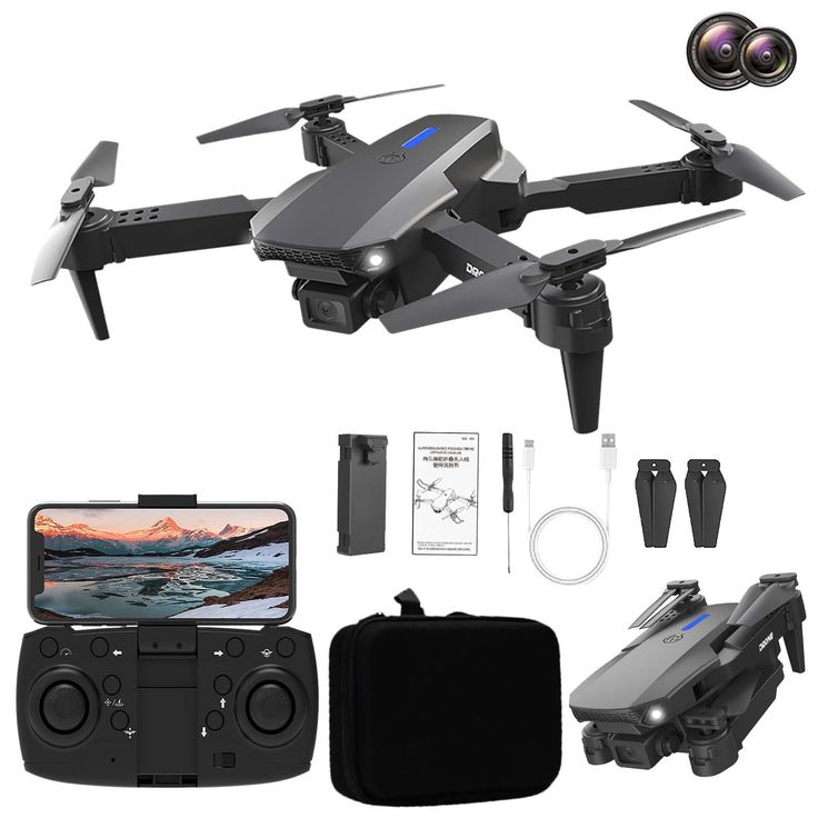 Dron SkyPilot E88® - ¡Combo DELUXE!