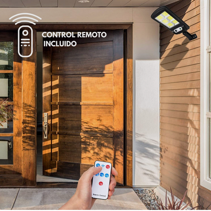 Foco Solar LED 30w - ¡Con sensor de movimiento!