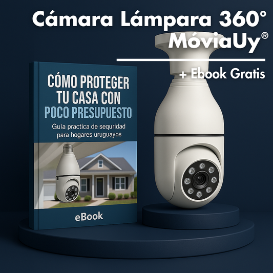 Cámara Bombilla 360° + Ebook Exclusuivo