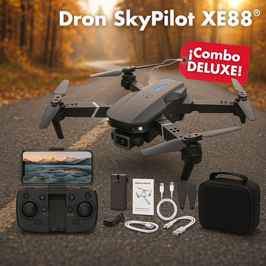 Dron SkyPilot E88® - ¡Combo DELUXE!
