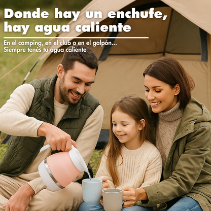 Jarra Eléctrica PLEGABLE 0.6L + LIMPIADOR GRATIS