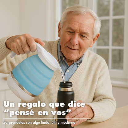 Jarra Eléctrica PLEGABLE 0.6L + LIMPIADOR GRATIS