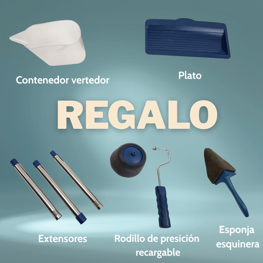 Rodillo Recargable + Accesorios GRATIS