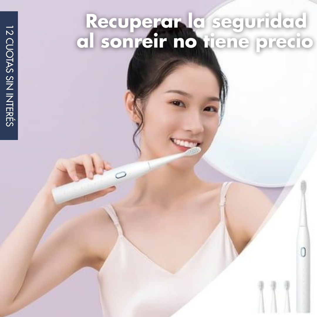 Cepillo de Dientes Eléctrico WhiteSmile X3® + Blanqueador Dental GRATIS