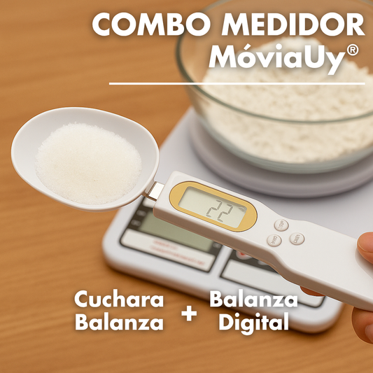 COMBO MEDIDOR: Cuchara Balanza + Balanza Digital