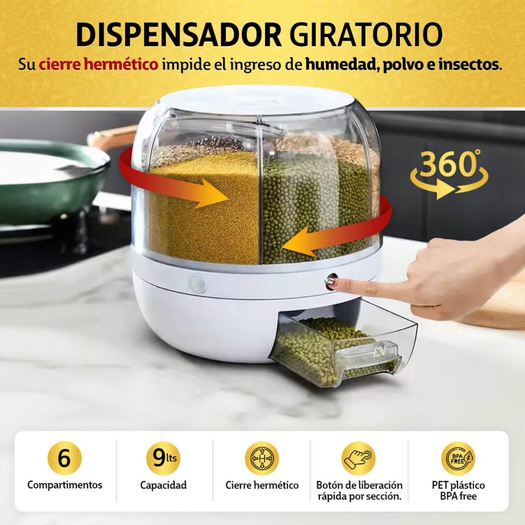Dispensador Giratorio 360° - MultigranPRO
