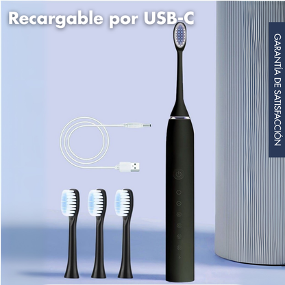 Cepillo de Dientes Eléctrico WhiteSmile X3® + Blanqueador Dental GRATIS