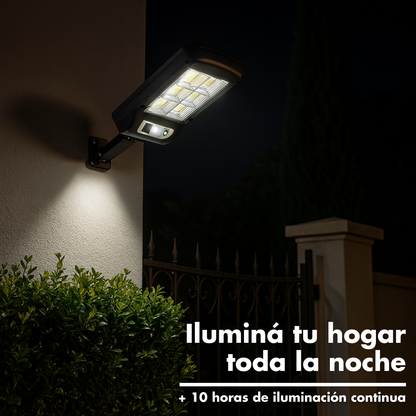 Foco Solar LED 30w - ¡Con sensor de movimiento!