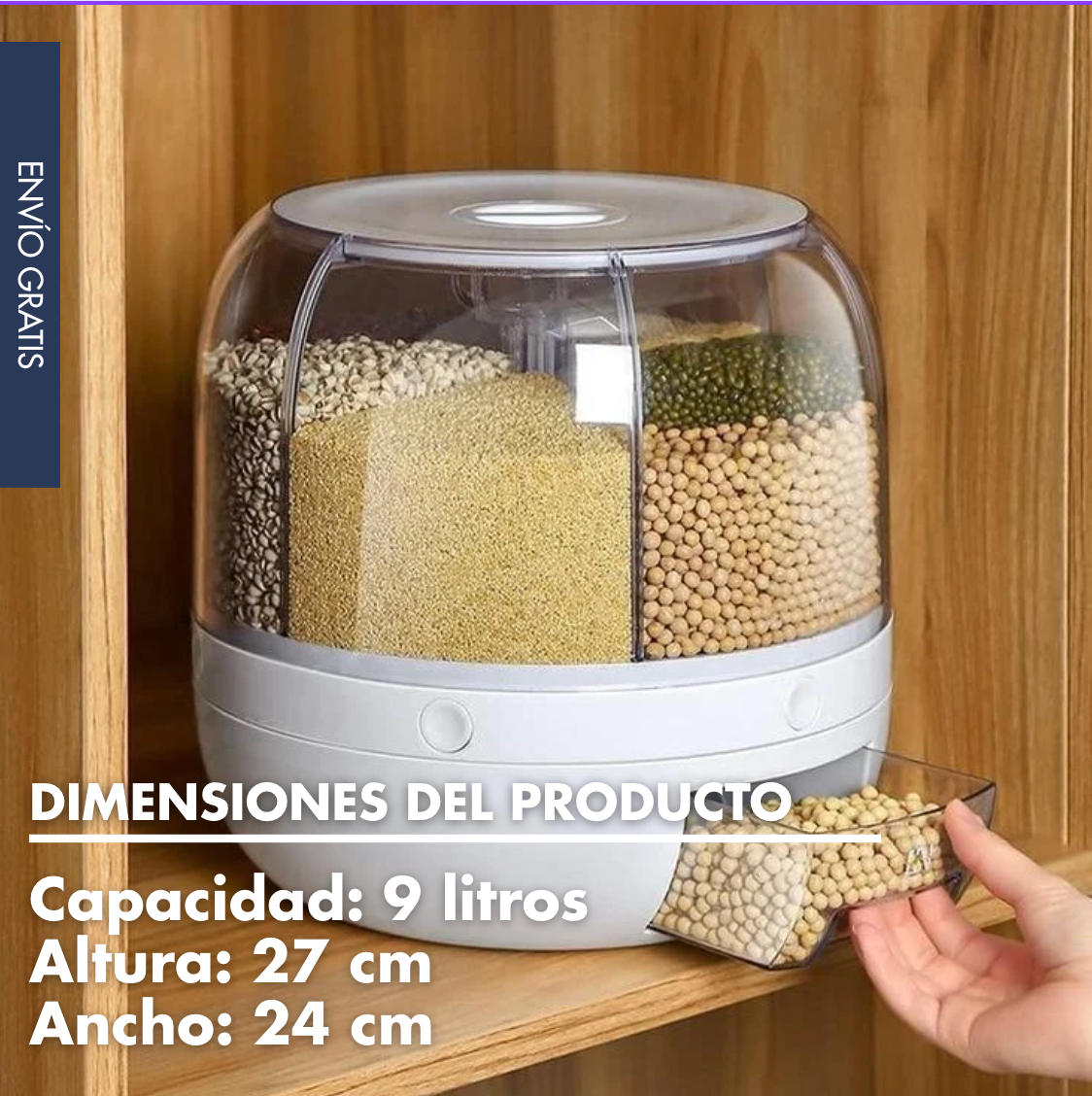 Dispensador Giratorio 360° - MultigranPRO